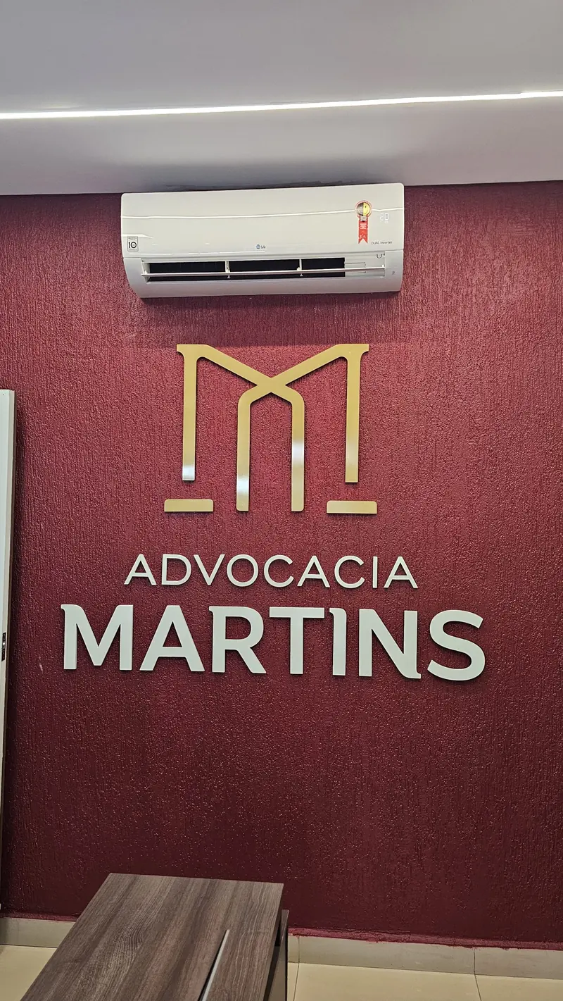 Ambiente do escritório Advocacia Martins