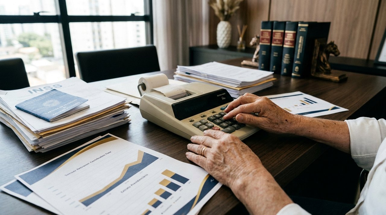 Cálculo de tempo de contribuição do servidor público sobre a mesa